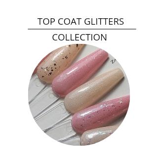 Glitter top coat